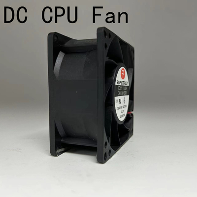 พลาสติก PBT DC คอมพิวเตอร์แฟน 0.2A 60x60x10mm CPU แฟนเย็น
