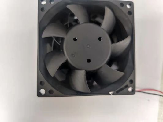 80x80x38mm DC Axial Cooling Fan ความเร็วสูงด้วย AWG26 Lead Wire